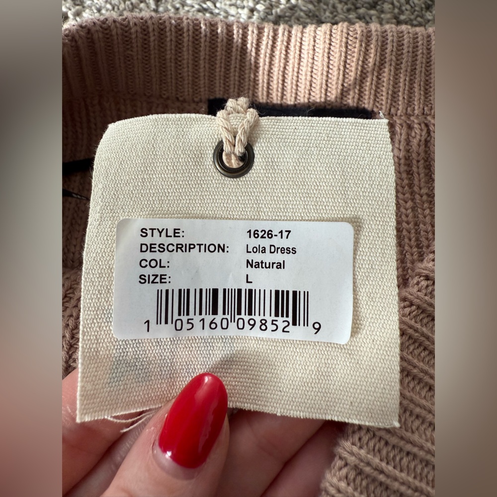 SER.O.YA x REVOLVE Tan Nude Strapless Sleeveless Cut Out Mini Dress Large NWT - Picture 6 of 16